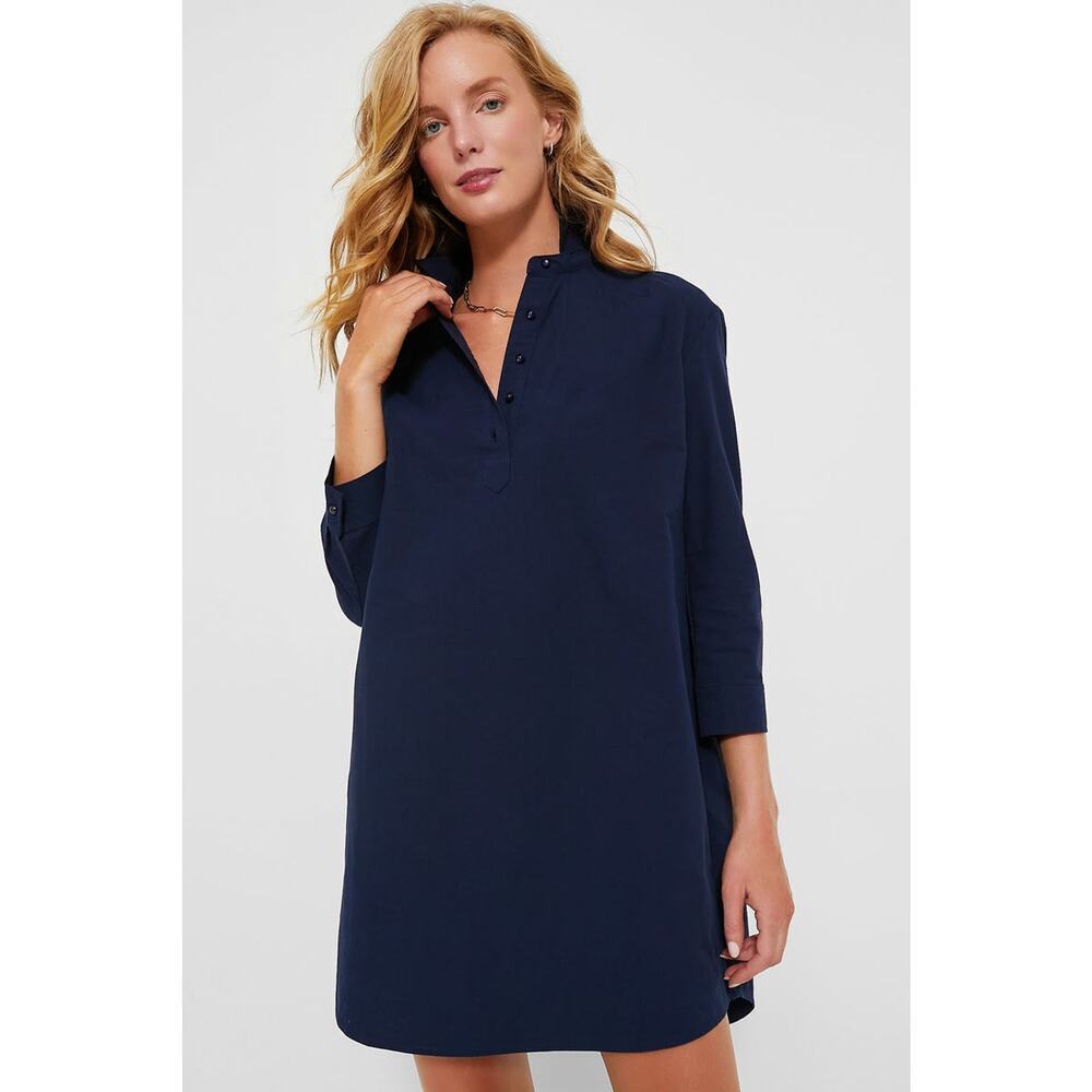 POMANDER PLACE French Navy Polly Dress Szie M NWT Retail $98 Tuckernuck